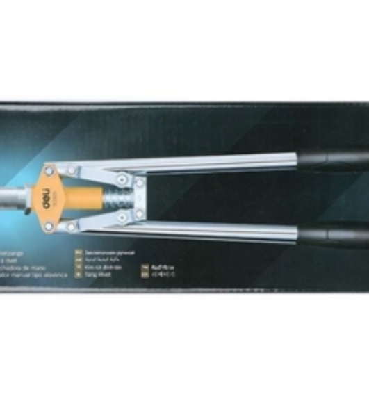Ручной заклепочник Deli DL236910T 10,5'; + 60 шт заклепок Материал: 20Cr. 265 мм. Носовая часть: 2,4–3,2–4,0–4,8 мм.
