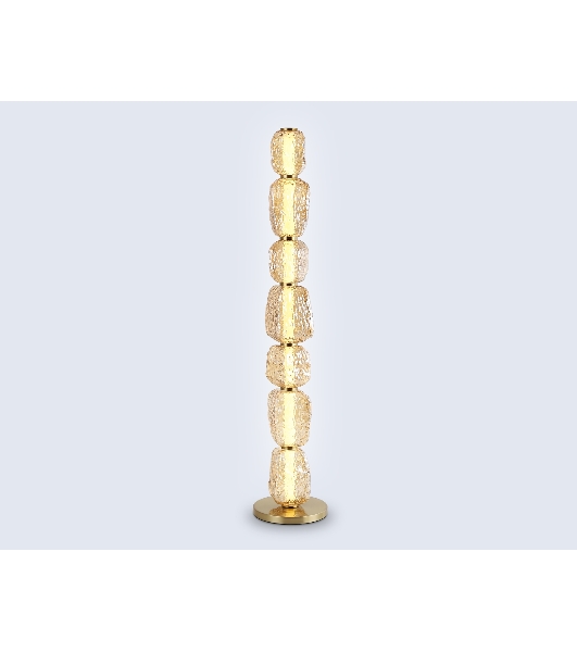 Светильник Ambrella light LH30112 SB/TI бронза/янтарь 35W 3000K D260*1325