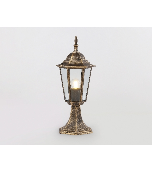 Светильник Ambrella light ST2025 GD/BK/CL золото/черный/прозрачный IP54 E27 max 40W D150*400