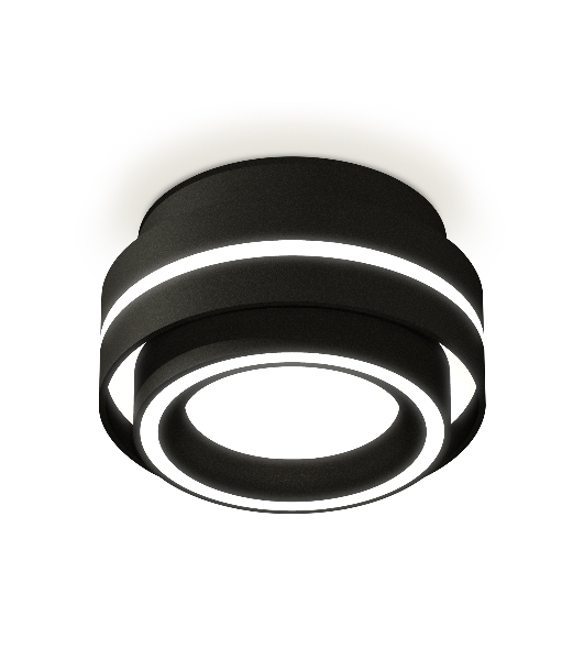 Светильник Ambrella Light XS8414003 SBK/FR черный песок/белый матовый GX53 (C8414, N8434)