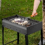 Решетка гриль Camping Palisad 305х235х55 мм объемная хромир., фото2