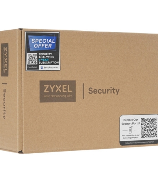 Межсетевой экран Zyxel USG FLEX 50HP, 1xRJ-45: 1G PoE+ (LAN/WAN), 4xRJ-45: 1G (LAN/WAN), 1xUSB3.0 **
