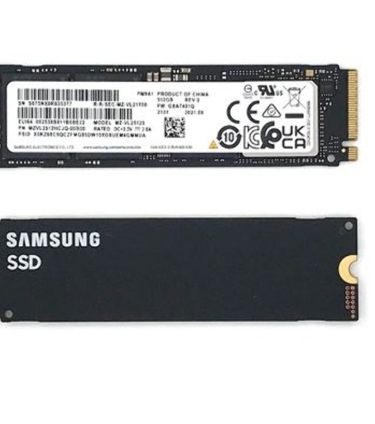 Накопитель SSD Samsung PM9A1, 1000Gb, M.2 2280, PCIe 4.0 x4, NVMe, R/W 7000/5100