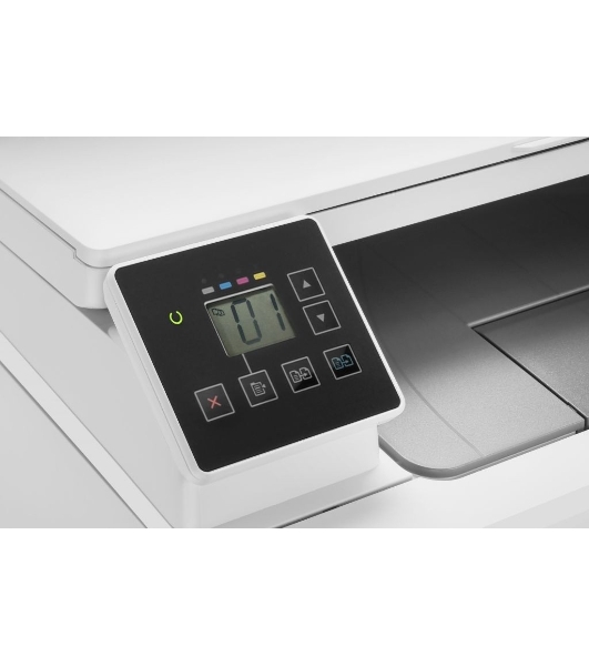 МФУ лазерное HP Color LaserJet Pro MFP M182n (7KW54A), A4, цветной, печ. до 16 стр/мин., 600 x 600 dpi (печать) 1200x1200dpi (скан.), USB, RJ-45, Air Print, Mopria