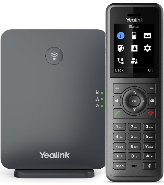 Телефон SIP Yealink W77P черный