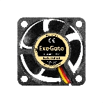 Вентилятор для корпуса ExeGate ExtraSilent ES04020B3P черный, 40 мм, 6300 об/мин, 28 дБ, 3 pin, фото4