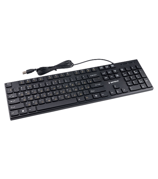 Клавиатура Gembird KB-250 проводная, USB Type-A, чёрный