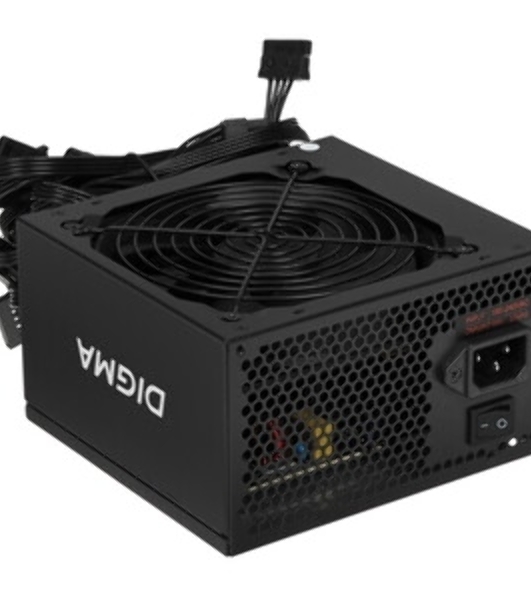 Блок питания Digma DPSU-600W-WH RTL, 600Вт, 80 PLUS, 120мм, черный