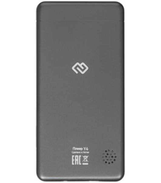 Плеер Hi-Fi Flash Digma Y4 BT 16Gb черный/2.4'/FM/microSDHC