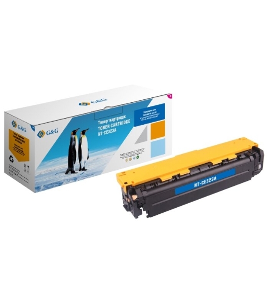 Картридж лазерный G&G NT-CE323A пурпурный (1300стр.) для HP LJ Pro CP1525n/CP1525nw/CM1415fn MFP/CM1415fnw MFP