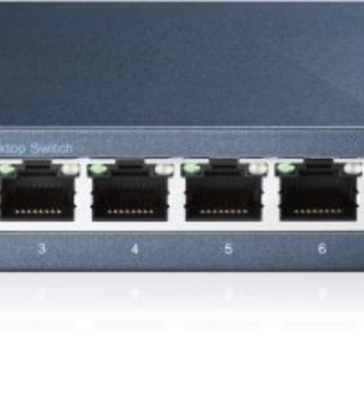 Коммутатор TP-Link SMB TL-SG108 8-port Desktop Gigabit Switch, 8 10/100/1000M RJ45 ports,metal case