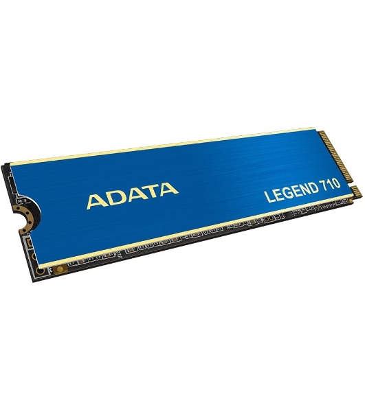 Накопитель SSD ADATA LEGEND 710, 512Gb, PCIe 3.0 x4, M.2 2280, NVMe, R/W 2400/1600, с радиатором
