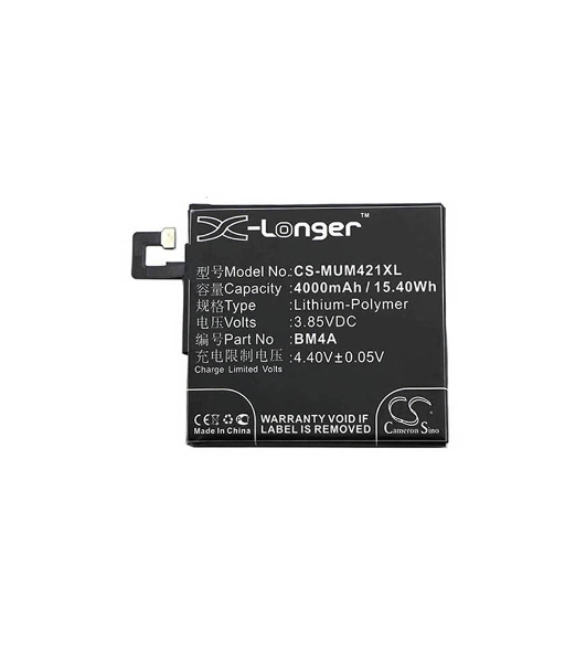 Аккумулятор CameronSino CS-MUM421XL BM4A для Xiaomi Redmi Pro3.85V, 4000mAh, 15.40Wh
