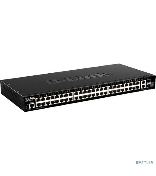 Коммутатор D-Link DGS-1520-52/A1A, 48×1 Гбит/с + 2×10 Гбит/с Base-T + 2×10 Гбит/с SFP+, управляемый