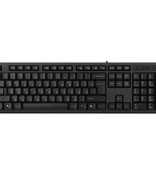 Клавиатура проводная A4Tech KR-3, USB, черный