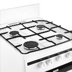 Плита газовая Hansa FCGW51001 белый, конфорок 4 шт, духовка 56 л, 50 см x 85 см x 60 см, фото17