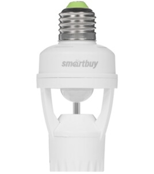 Датчик движенияSmartbuy Инфракрасный, в патрон E27, 60Вт, до 6м, IP20 sbl-ms-010
