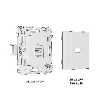 Комплект механизма розетки HDMI 2.0 ALFA Жемчуг 40V/500mA 2.0GHz 5-18Gbit/s QUANT (AP2140, VM222) MA214010, фото2