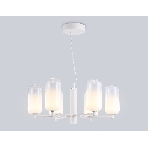 Подвесной светодиодный светильник Ambrella light LH11107/6 WH/FR белый/белый матовый 24W 3000K D630*280, фото8