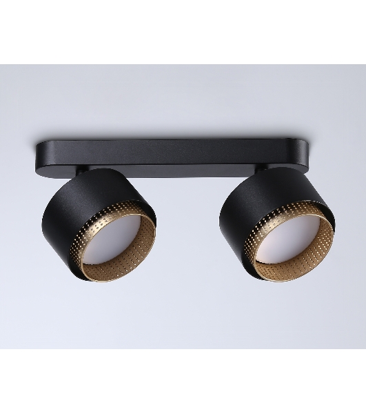 Светильник Ambrella light TN71288/2 BK/GD черный/золото GX53/2 max 12W 270*95*137