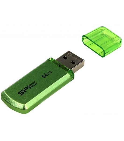 Флешка USB 64Gb Helios 101 SP064GbUF2101V1N USB 2.0 зеленый