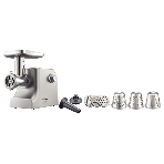 Мясорубка электрическая Moulinex ME858D32 серебристый, 2100 Вт, 5.5 кг/мин, реверс, защита от перегрузки, насадки - 8, фото7