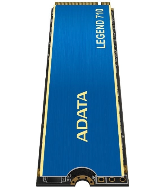 Накопитель SSD ADATA LEGEND 710, 512Gb, PCIe 3.0 x4, M.2 2280, NVMe, R/W 2400/1600, с радиатором