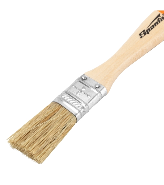 Кисть плоская Sparta Slimline 3/4' (20 мм), натуральная щетина, деревянная рукоятка