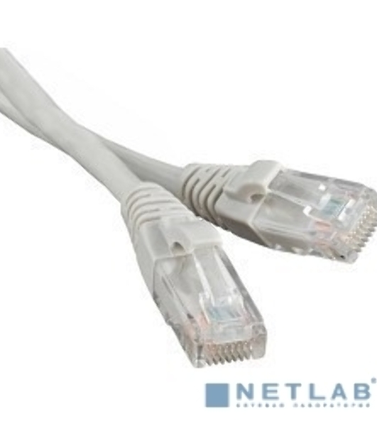 Патч-корд Hyperline U/UTP, Cat.6, LSZH, 20 м, серый PC-LPM-UTP-RJ45-RJ45-C6-20M-LSZH-GY