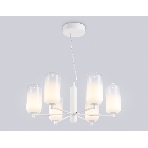 Подвесной светодиодный светильник Ambrella light LH11107/6 WH/FR белый/белый матовый 24W 3000K D630*280, фото7