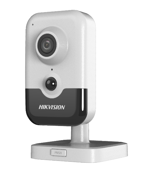 Компактная IP-камера Hikvision 4Мп с W-Fi и EXIR-подсветкой до 10м 1/3' Progressive Scan CMOS; объектив 4мм; угол обзора 78°; механический ИК-фильтр; 0.01лк@F1.2; сжатие H.265/H.265+/H.264/H.264+/MJP