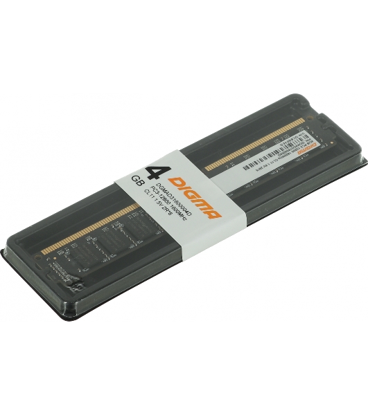 Оперативная память Digma, DDR3, 4GB (1x4 GB), 1600 MHz, CL11, DIMM