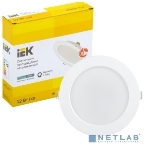 Светильник IEK LDVO0-1613-12-4000-K01 LED ДВО 1613 белый круг 12Вт 4000К IP20 пластик. корпус, диам 145 мм, фото3