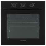Духовой шкаф Kuppersberg HO 603 Black Glass, High-Tech, 78 л, поворотное управление, таймер, 6 режимов, макс. температура 310 градусов, энергоэффективность А, цвет черный, цвет фурнитуры черный, фото7