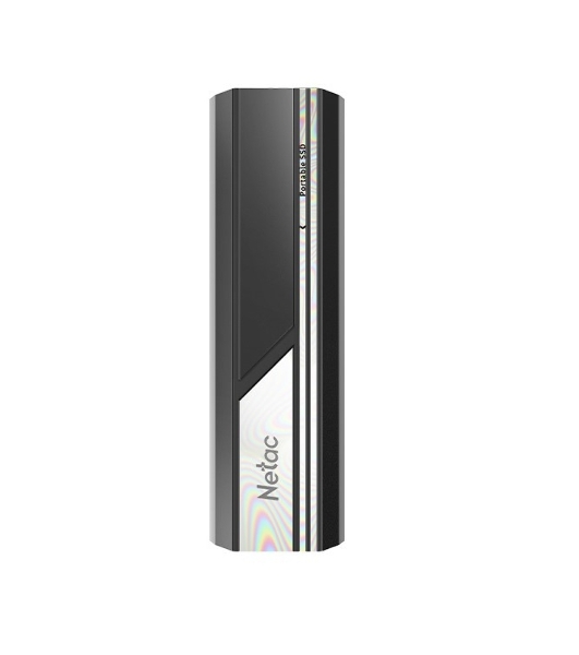 Внешний SSD Netac ZX10, 500 Gb, USB 3.2 Gen 2 Type-C, R/W 1050/1050, черный