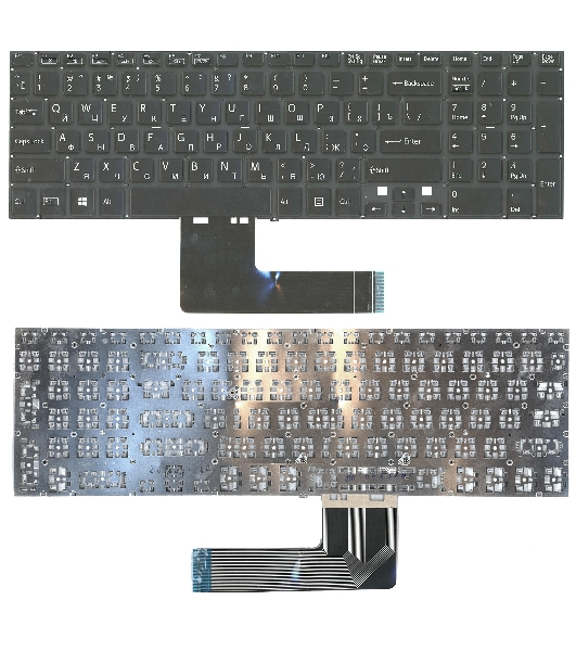 Клавиатура для ноутбука Sony FIT 15 SVF15 черная с подсветкой