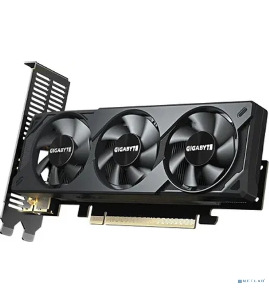 Видеокарта Gigabyte GeForce RTX5050 OC Low Profile, NVIDIA RTX 5050, 8 ГБ GDDR6, 128 бит, PCI-e 5.0, 2xHDMI, 2xDP, 2587 МГц