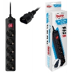 Сетевой фильтр Buro 500SH-1.8-UPS-B 1.8 м, 5 розеток, черный, коробка, фото4