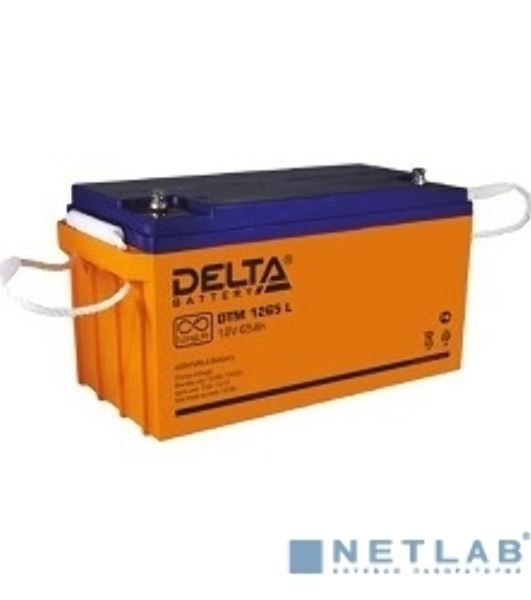 Батарея Delta DTM 1265 L (65 А\ч, 12В) свинцово- кислотный аккумулятор