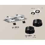 Комплект встраиваемого светильника Ambrella light XC6525021 SWH/PBK белый песок/черный полированный MR16 GU5.3 (C6525, N6131), фото 1