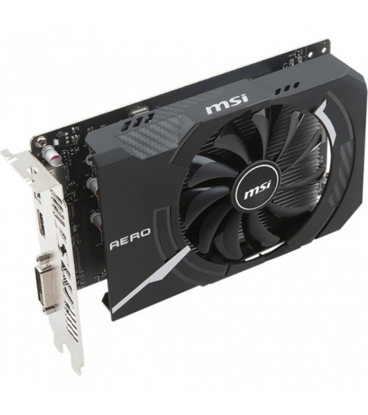 Видеокарта MSI PCIE16 GT1030 2GB GDDR4 GT 1030 AERO ITX 2GD4 OC