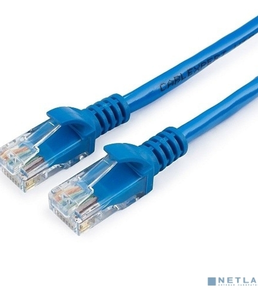 Патч-корд UTP Cablexpert PP12-30M/B cat.5e, 30м, литой, многожильный, синий