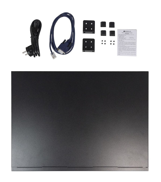 Коммутатор ORIGO Managed L3 Switch 48x1000Base-T PoE, 6x10Gbase-X SFP+, PoE Budget 880W, RJ45 Console, 19' w/brackets