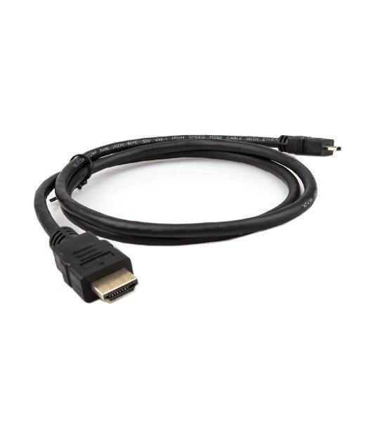Кабель VCOM/TELECOM HDMI-19M -- MicroHDMI-19M ver 2.0+3D/Ethernet,1m Telecom TCG206-1M