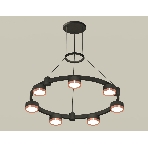 Светильник Ambrella light XR92051503/7 SBK/PPG черный песок/золото розовое полированное GX53 (A9205, C9238, N8126), фото3