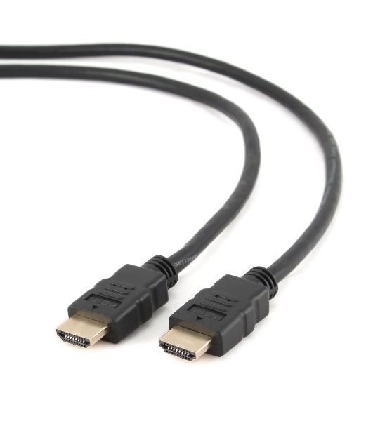 Кабель Cablexpert HDMI CC-HDMI4-6, 19M/19M, v2.0, медь, позол.разъемы, экран, 1.8м, черный, пакет