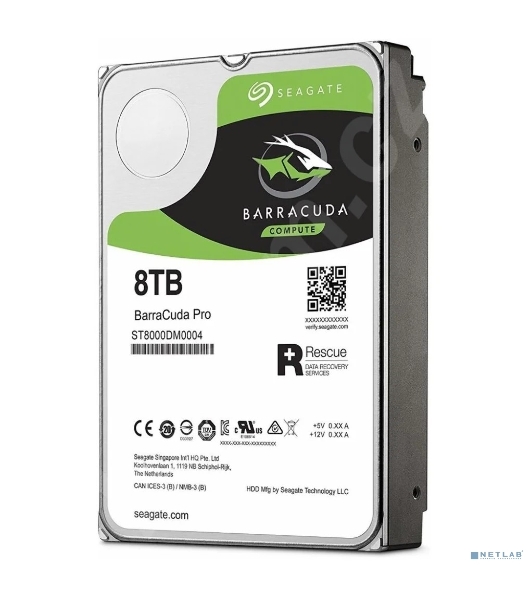 Жесткий диск HDD Seagate 8Tb 5400RPM SATA 6Gb/S 256MB 3.5'