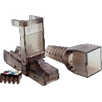 Коннектор Suprlan 10-0239-1, UTP cat.6a RJ45, с защитным колпачком, прозрачный, фото4