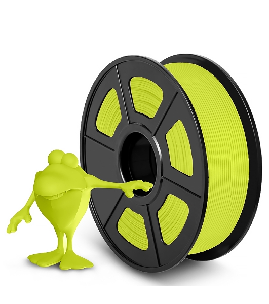 Филамент NVPrint PLA Matte Bright Yellow для 3D печати диаметр 1.75мм длина 330 метров масса 1 кг