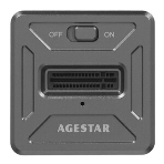 Док Станция SSD M.2 NVME AgeStar 31CBNV1C (GRAY) серый, фото12